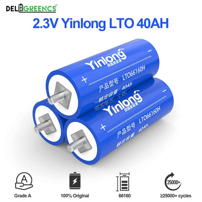 Grade A+ YinLong 2.3V LTO Battery