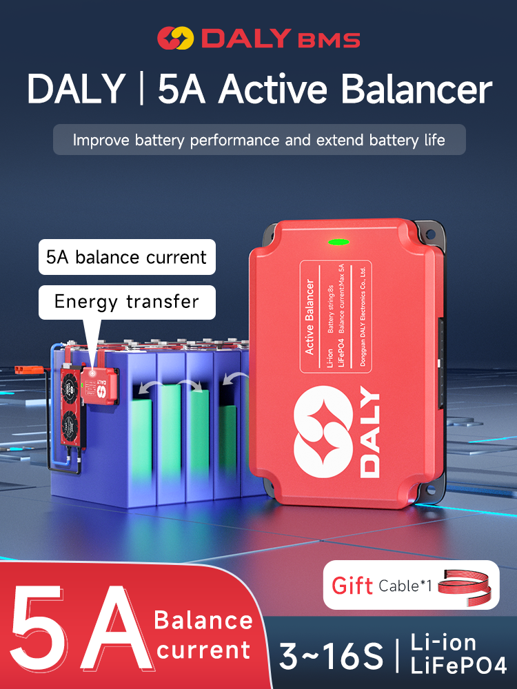 5A Active Balancer Hardware Version for 3-16S LiFePo4 Battery