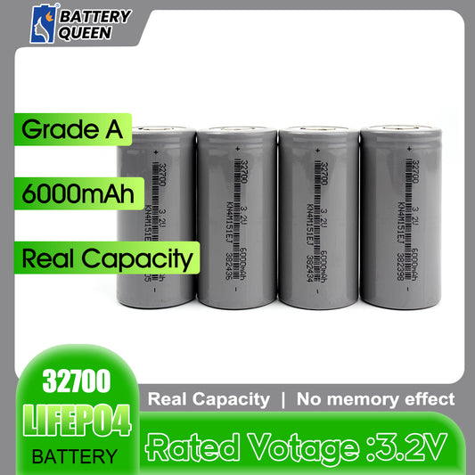 Grade A+ Cylindrical LiFePo4 Battery 32700 3.2v 6000mAh