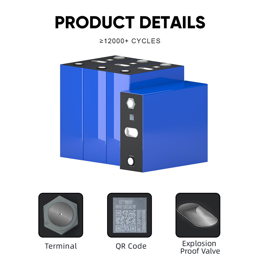 Grade A+ Semi-solid Battery 3.2V 280Ah LiFePo4