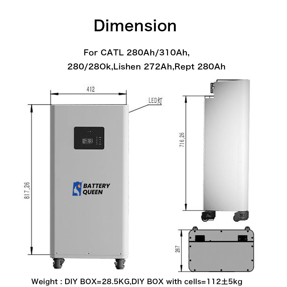 15kwh 48V 280AH/304AH Battery Standing Kits