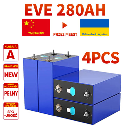 Free shipping to Ukraine Grade A+ 8000 cycles 105AH/280AH/304AH LiFePo4 Battery