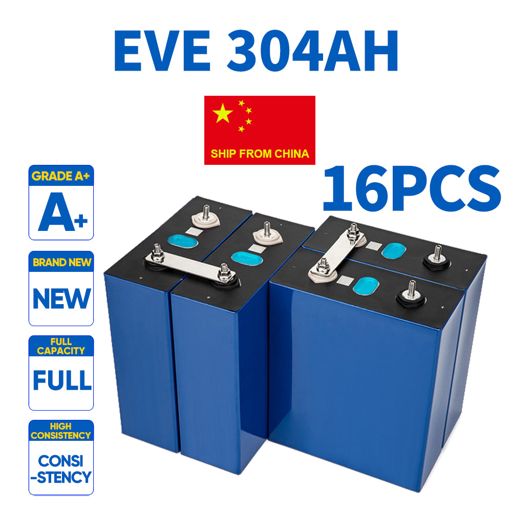 Grade A+ 8000 cycles 3.2v 105AH/280AH/304AH LiFePo4 Battery