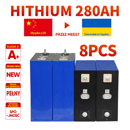 Free shipping to Ukraine Grade A+ 8000 cycles 105AH/280AH/304AH LiFePo4 Battery